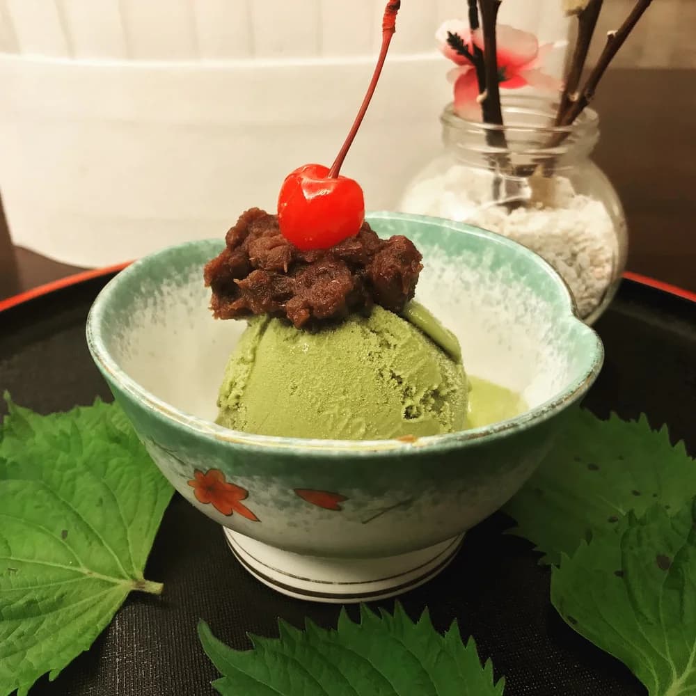 Image of Japanese Matcha Green Tea Ice Cream