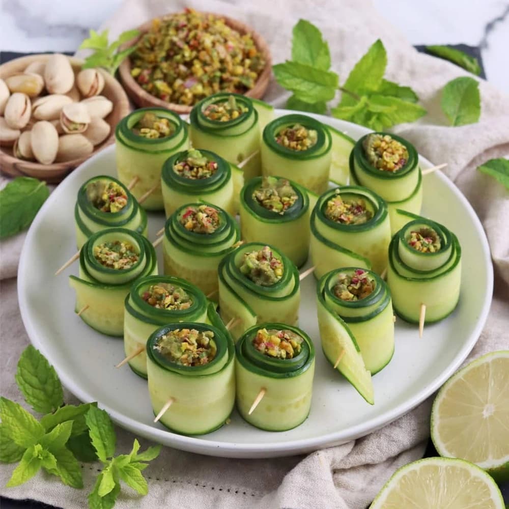 Image of Cucumber Avocado Rolls